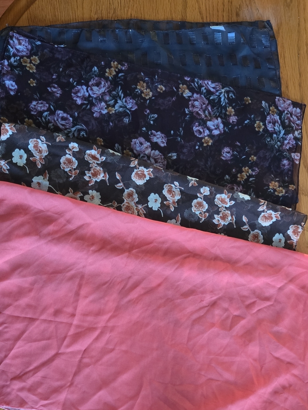 Varied Scarf Set-sheer